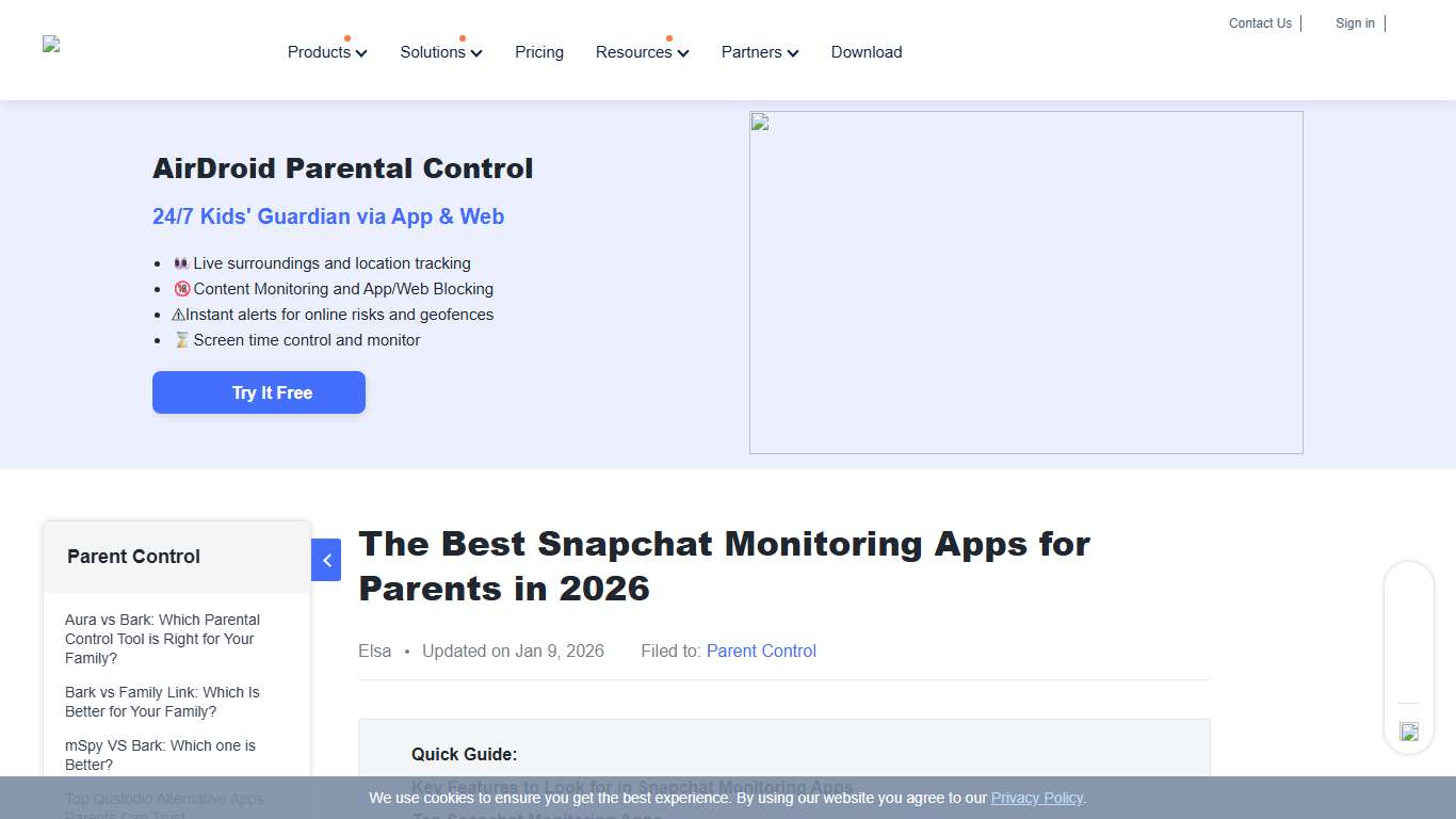 The Best Snapchat Monitoring Apps for Parents in 2026 – AirDroid